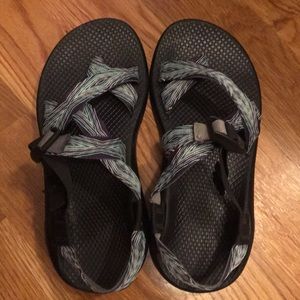 Chaco Sandal 8 W (Purple and Teal)